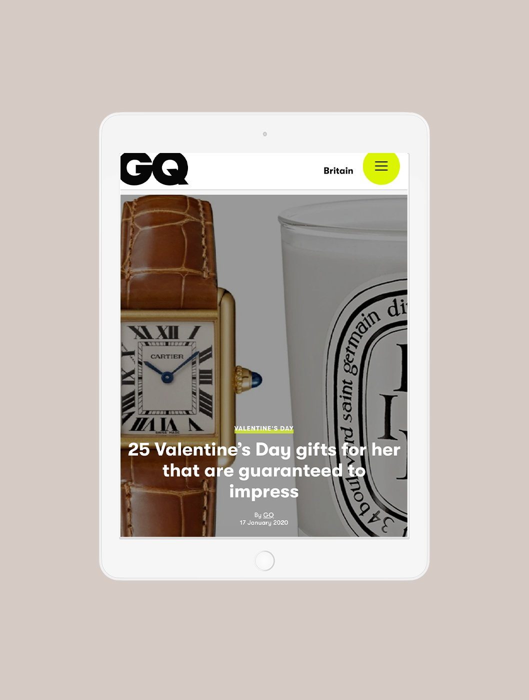 GQ, January 2020