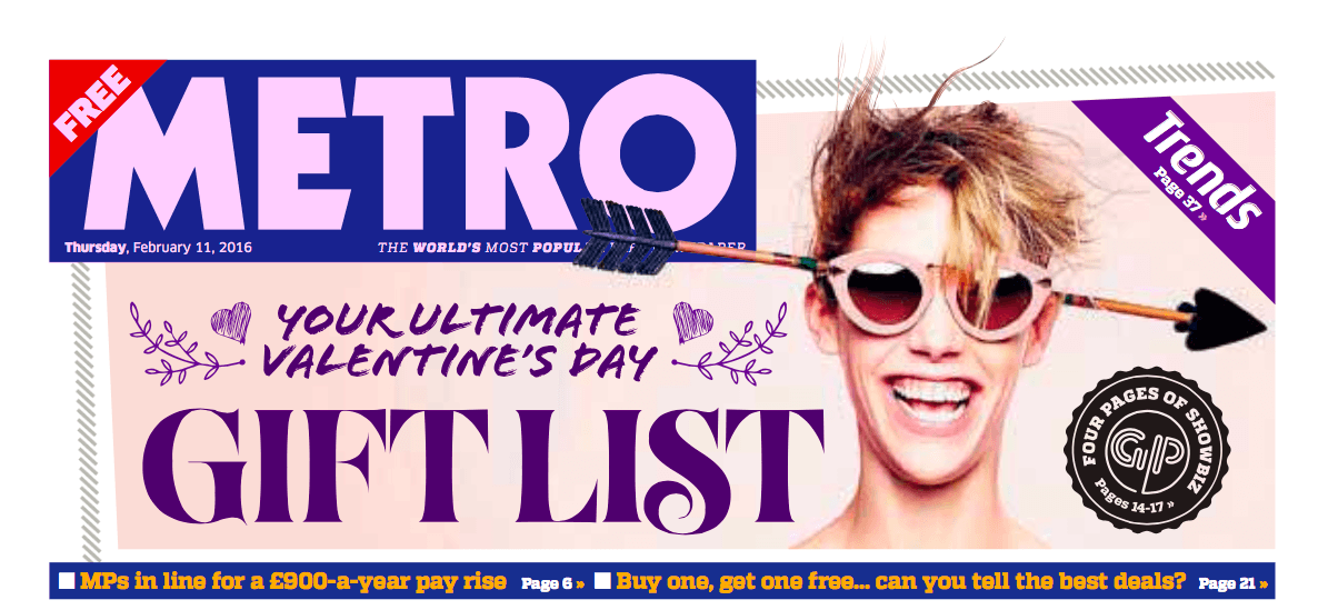Metro, February 2016
