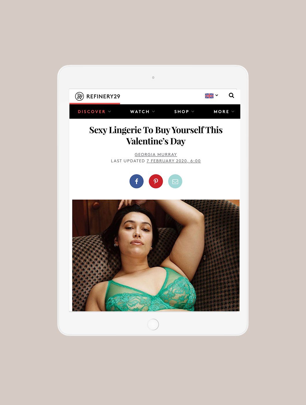 Refinery29, February 2020