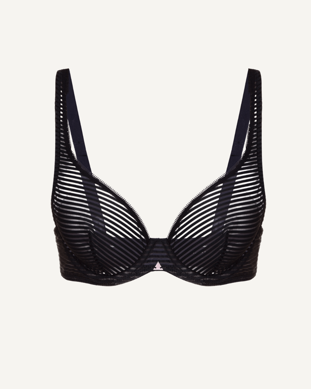 Stripes Y Bra in Black Y Bra Beija London
