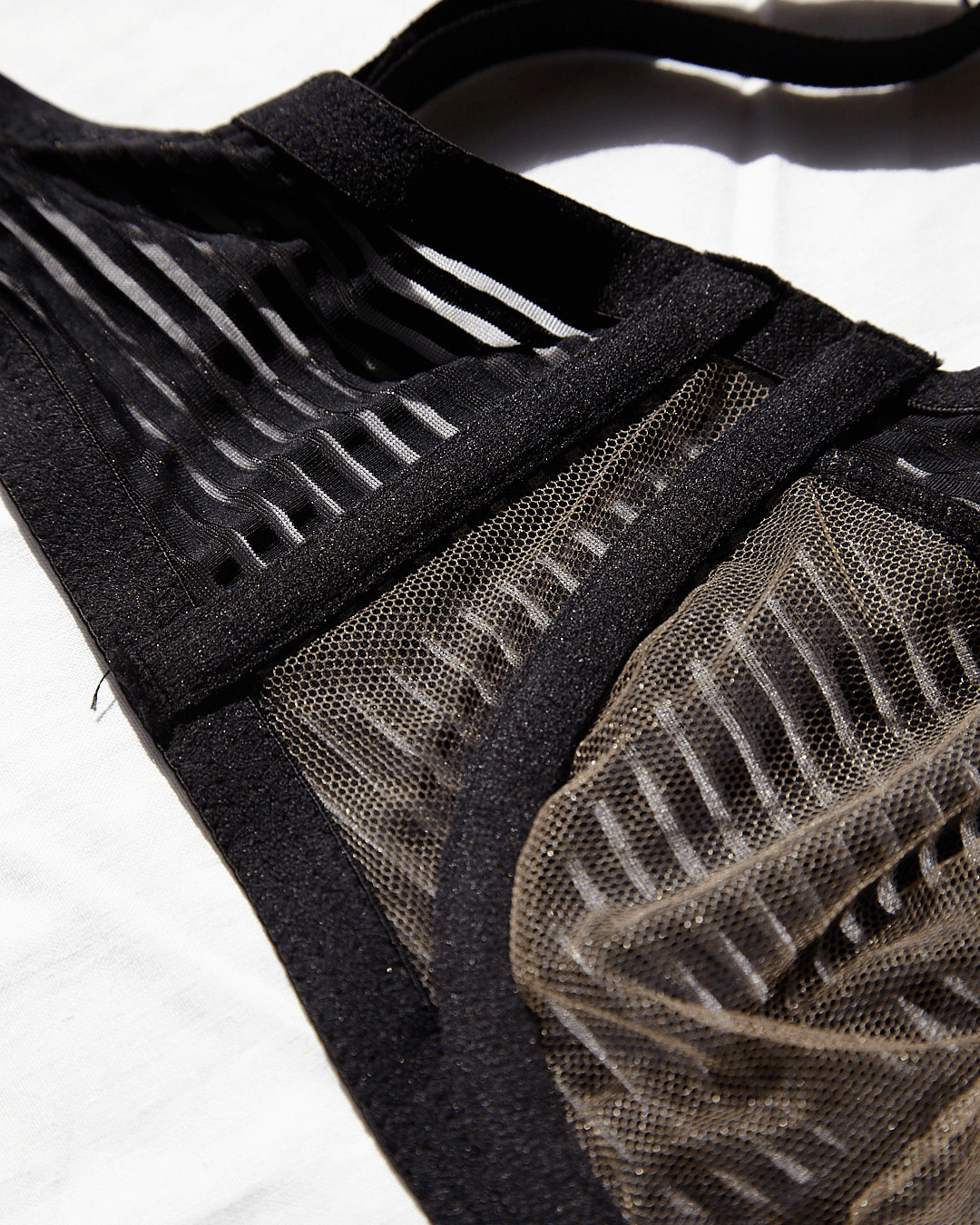 Stripes Z Bra in Black Z Bra Beija London