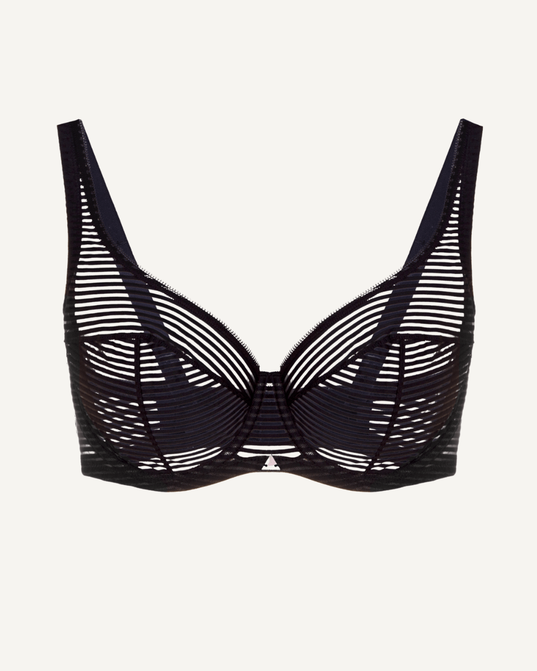 Stripes Z Bra in Black Z Bra Beija London