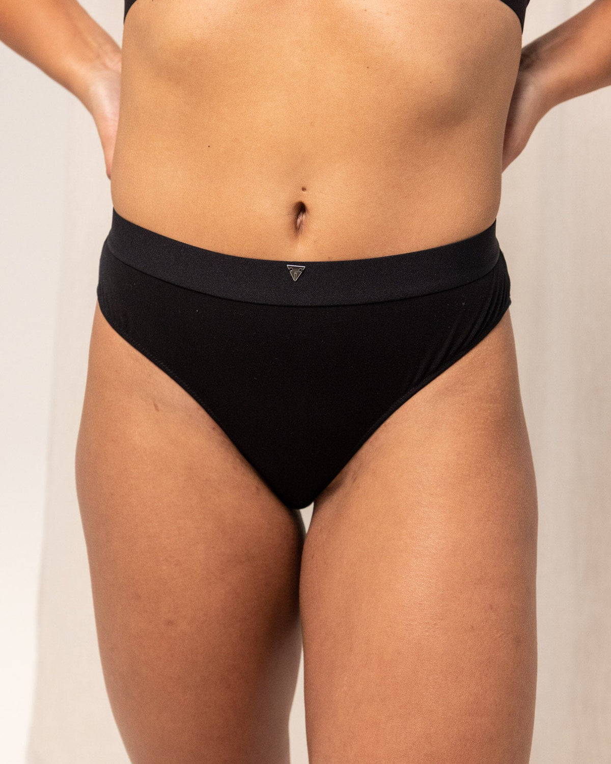 Unwind Deep Brief in Black Briefs Fashion