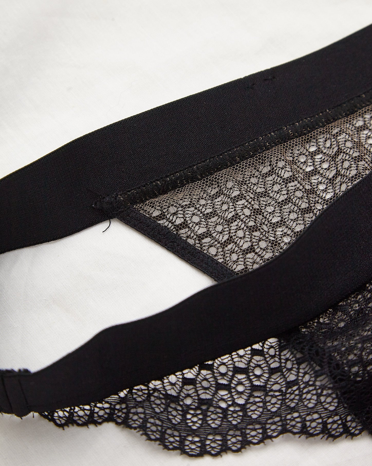 Waves Tanga in Black Thongs Core