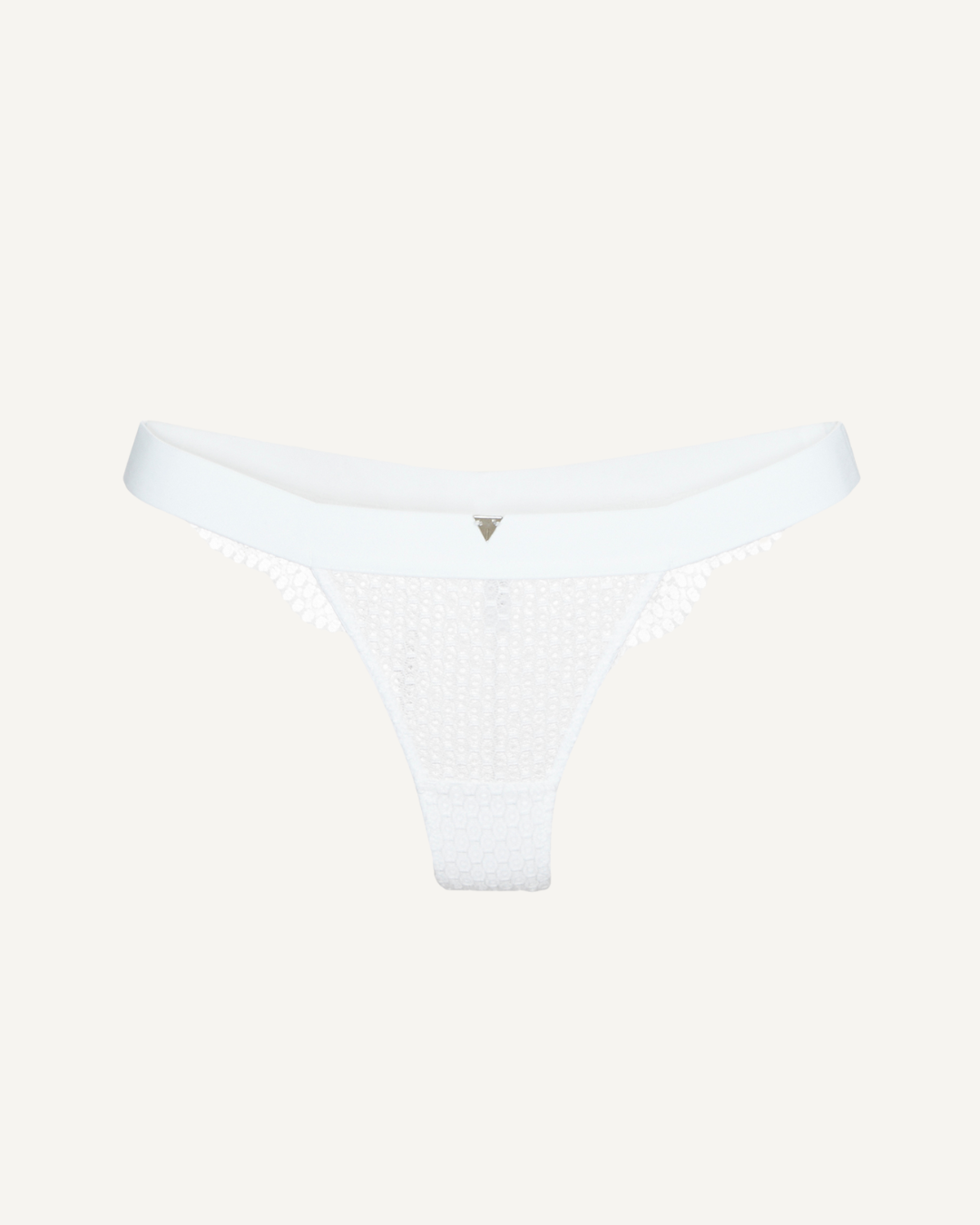 Waves Tanga in White Thongs Core