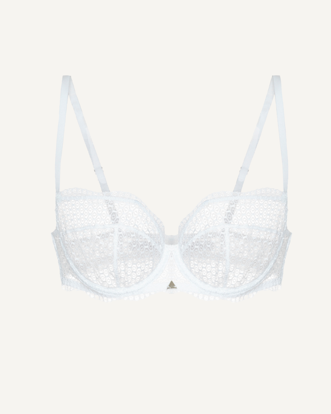 Waves Y Bra in White Y Bra Core
